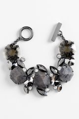 Givenchy Wood Crystal Line Bracelet