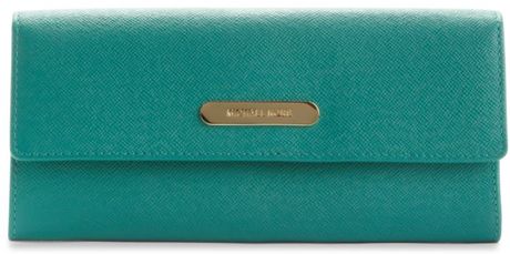 michael kors wallet aqua