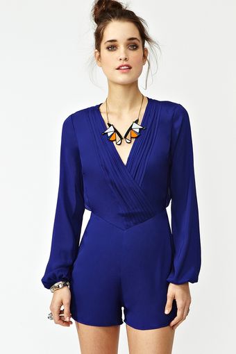 Nasty Gal Havana Romper Blue - Lyst