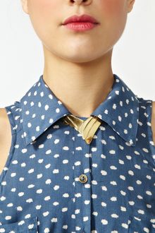Nasty Gal On Point Collar Necklace - Lyst