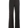 Stella Mccartney Cuffed Wide Leg Trousers in Black - Lyst