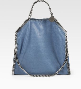 Stella McCartney Shaggy Deer Falabella Foldover Small Tote - Lyst