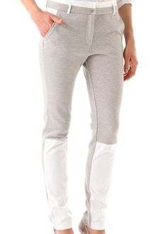T By Alexander Wang Pique Oxford Combo Sweatpants - Lyst