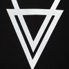 Topshop Double Triangle Tshirt By Illustrated People in Black - Lyst