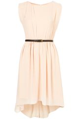 Topshop Mullet Hem Dress By Rare