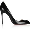 Christian Louboutin Chiarana 100 Cutout Leather Pumps in Black - Lyst