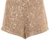 French Connection Fast Mini Sequins Shorts in Gold (pink) - Lyst