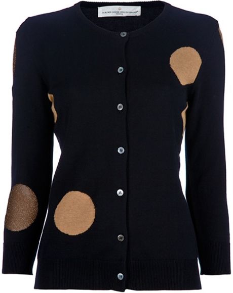 Golden Goose Deluxe Brand Polka Dot Cardigan in Blue - Lyst
