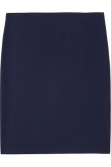 Jil Sander Woven Wool Mini Skirt - Lyst