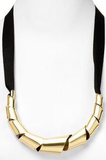 Marc By Marc Jacobs Metal Ribbon Big Twist Necklace 12 - Lyst