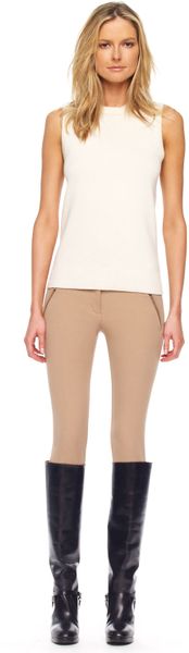 Michael Kors Stretch Gabardine Riding Pants in Beige (desert) - Lyst