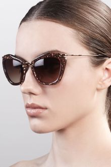 Miu Miu Extreme Catwalk Sunglasses Bronze - Lyst