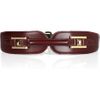 Oscar De La Renta Pyramidstud Leather Belt in Purple (wine) - Lyst