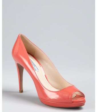  Coral Platform Peep Toes 