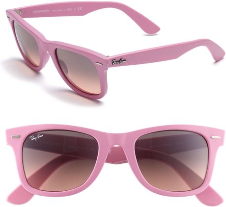 ray ban wayfarer pink frame