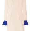 Roksanda Ilincic Izumi Twotone Woolcrepe Dress in Blue (blush) - Lyst