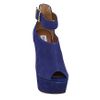 Steve Madden Open Court Platform Wedges in Blue - Lyst