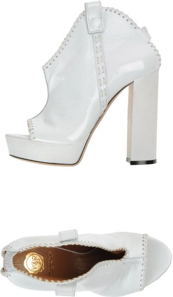 Viktor & Rolf Platform Sandals in White - Lyst