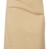 Vivienne Westwood Anglomania New Accident Folded Stretchcotton Skirt in Beige - Lyst