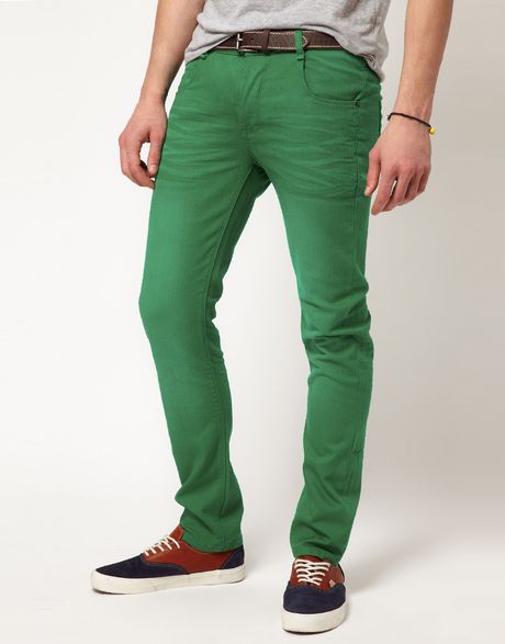 Men's Green Skinny Jeans Find great deals on eBay for mens green skinny jeans. Shop with confidence.