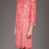 Emilio Pucci Beaded Lace Dress in Pink - Lyst