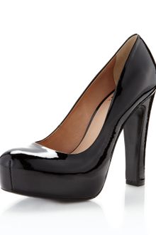 Pour La Victoire Irina Ii Patent Leather Platform Pump Black - Lyst