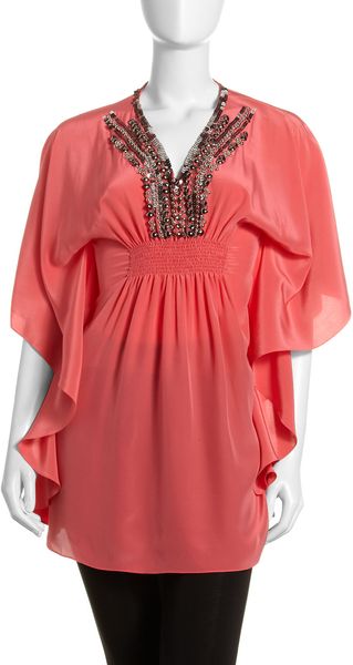 Sachin & Babi Metallic embroidered Caftan - Lyst