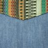 Topshop Sleeveless Tapestry Denim Shirt in Blue (mid stone) - Lyst