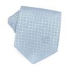 Versace Mini Squares Woven Silk Tie in Blue for Men - Lyst