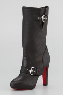 Christian Louboutin Flanavec Tall Red Sole Boot - Lyst