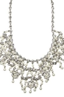 Givenchy Glass Pearl and Crystal Bridal Necklace - Lyst