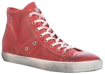 Leather Crown High Top Sneaker - Lyst