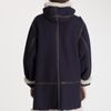 Marni Shearling Wool Coat in Blue - Lyst