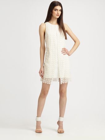 Sachin & Babi Banks Eyelet Shift Dress - Lyst