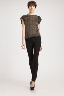 Yves Saint Laurent Wool Leggings - Lyst