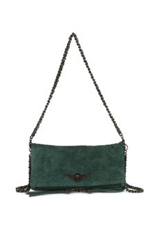 Zadig & Voltaire Clutch Rock Daim - Lyst