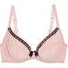 Agent Provocateur Darlene Stretch Silk Blend Plunge Bra in Pink - Lyst