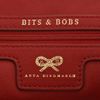 Anya Hindmarch Raw Nevis Tricolour Tote in White (red) - Lyst