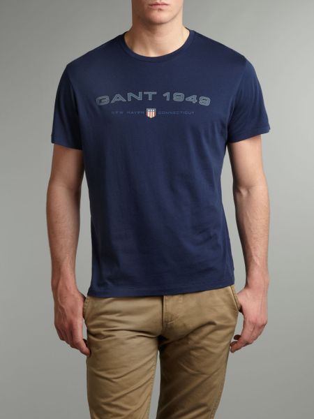 gant navy t shirt