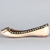 Jeffrey Campbell The Dauphine Flat in Nude Patent and Black in Beige (nude/ black patent) - Lyst