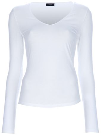 Joseph V- Neck Top - Lyst