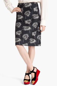 Marni Floral Print Aline Skirt - Lyst