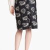 Marni Floral Print Aline Skirt in Black - Lyst