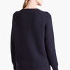 Marni Leather Front Sweater in Gray (charcoal/ berry) - Lyst