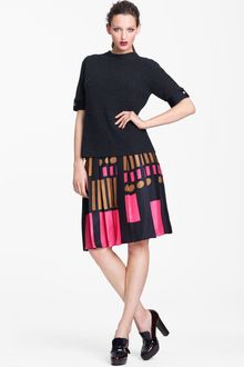 Marni Edition Contrast Cuff Ribbed Sweater - Lyst