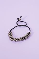 Nasty Gal Band Of Skulls Bracelet Black