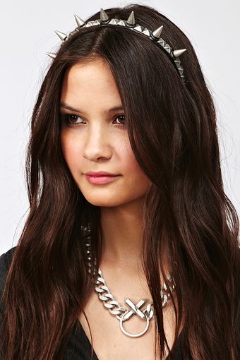 Nasty Gal Spikes Studs Headband - Lyst
