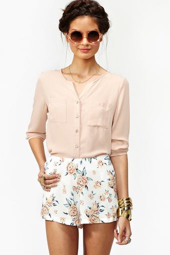 Nasty Gal Summer Rose Shorts - Lyst