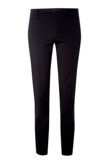 Stefanel Gabardine Stretch Trousers - Lyst