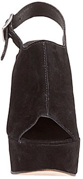 Steve Madden Wearme Wedge Shoes in Black (black suede) | Lyst